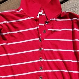 Vintage 80's Striped Knit Dress Shoulder Pads